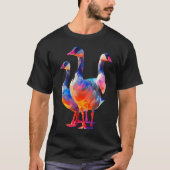 Prismatischer Gänse-T - Shirt (Vorderseite)