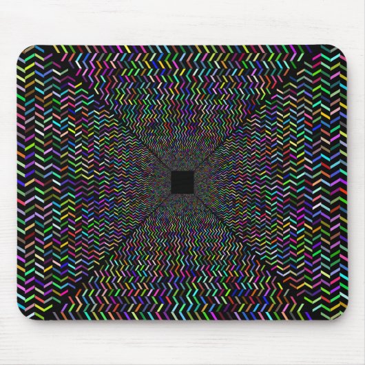 Prismatischer Optischer Illusionskorridor Mousepad (Vorne)