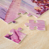 Prismatischer Palmenbaum auf der Isla Saona Puzzle (Seite)