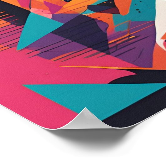 Prismatischer Puls Poster (Ecke)