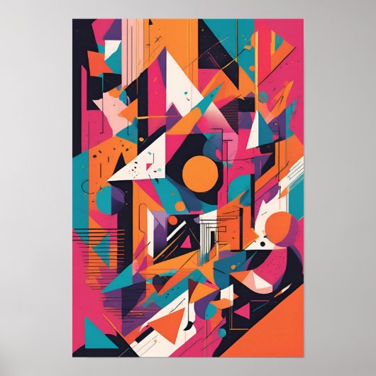 Prismatischer Puls Poster (Vorne)