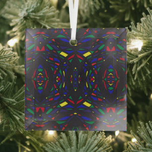 Prismatischer Regenbogen Abstract Acryl-Kunst Ornament Aus Glas