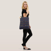 Prismatischer Regenbogen Abstract Acryl-Kunst Tasche (Am Model)