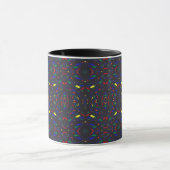 Prismatischer Regenbogen Abstract Acryl-Kunst Tasse (Zentrum)