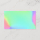 Prismatischer Regenbogenstrahl Visitenkarte (Rückseite)