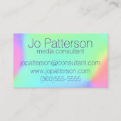 Prismatischer Regenbogenstrahl Visitenkarte (Vorderseite)