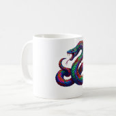Prismatischer Schlangendrache Kaffeetasse (Vorderseite Links)