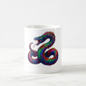 Prismatischer Schlangendrache Kaffeetasse (Mittel)
