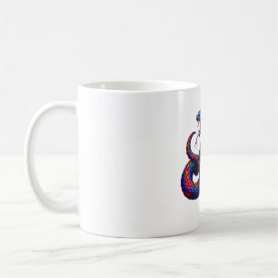 Prismatischer Schlangendrache Kaffeetasse