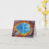 Prismatischer Springs-Grußkarte Karte (Gelbe Blume)