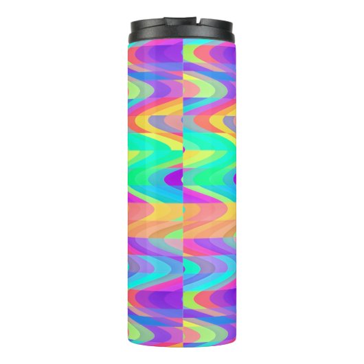 Prismatischer Strömungswärmer Thermosbecher (Rückseite)