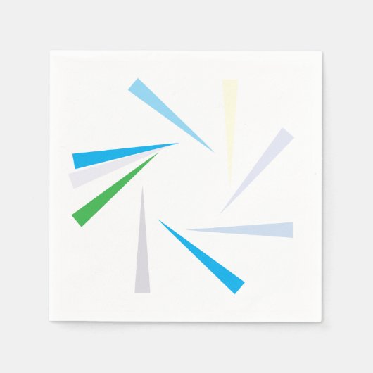 Prismatischer Verschluss Napkins Serviette (Vorderseite)