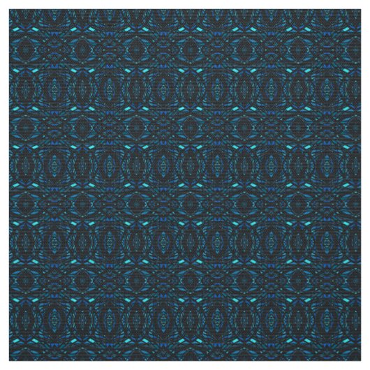 Prismatisches Blau-Schwarzes Abstract-Acryl-Kunstw Stoff (Muster)
