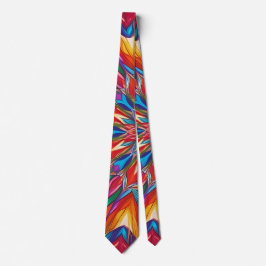 Prismatisches Blumenmuster Neck Tie Krawatte