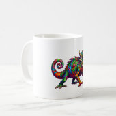 Prismatisches Chamäleon-Burst Kaffeetasse (Vorderseite Links)
