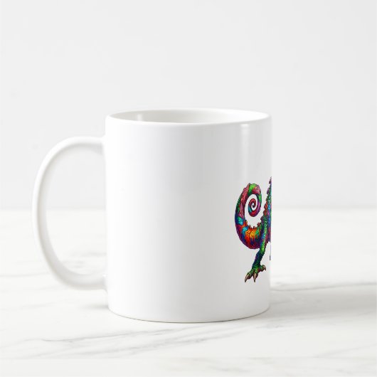 Prismatisches Chamäleon-Burst Kaffeetasse (Links)