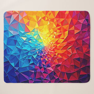 Prismatisches Chaos Digitales Gitterdesign Sherpadecke