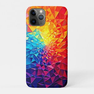 Prismatisches Chaos Digitalgitter-Design Case-Mate iPhone Hülle