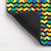Prismatisches Chevrons Muster Mousepad (Ecke)
