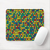 Prismatisches Chevrons Muster Mousepad (Mit Mouse)