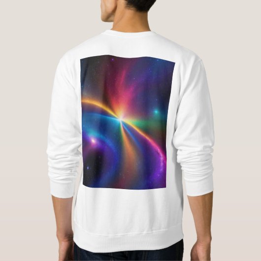 Prismatisches Flair Sweatshirt (Rückseite)