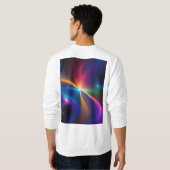 Prismatisches Flair Sweatshirt (Schwarz voll)