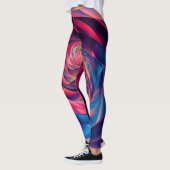 "Prismatisches Fraktal Leggings" Leggings (Links)