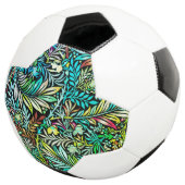 Prismatisches Grün Fußball (Dreiviertel)