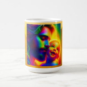Prismatisches Heiliges Embrace Kaffeetasse