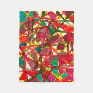 Prismatisches II Fleecedecke