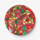 Prismatisches II Pappteller (Vorderseite)