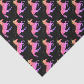 Prismatisches lila rosa Einhornpapier Seidenpapier (Ausschnitt)