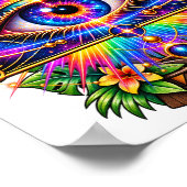 Prismatisches Orbit-Auge-Plakat Poster (Ecke)