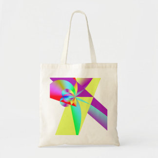 Prismatisches Regenbogen-Budget-Tote-Tasche Tragetasche