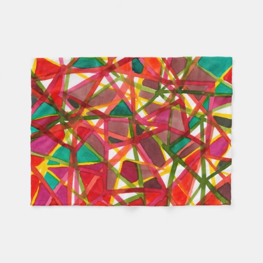 Prismatismus II Fleecedecke (Vorderseite (Horizontal))