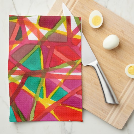 Prismatismus II Handtuch (Viertel Falte)