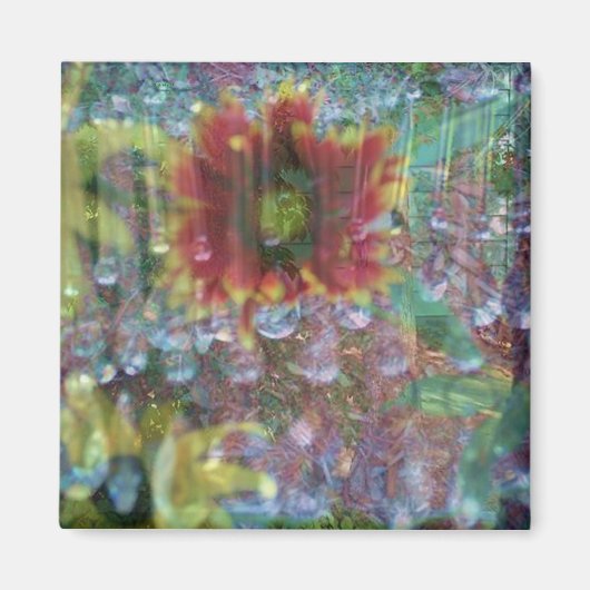 Prisme-Blume Magnet (Vorne)