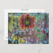 Prisme-Blume Postkarte (Vorne/Hinten)