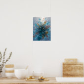Prismenblüte Poster (Küche)