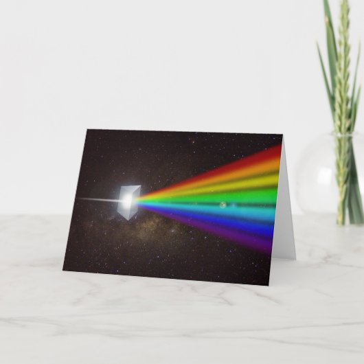 Prismenfarbspektrum Karte (Vorderseite)