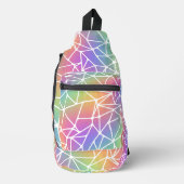 Prismennetz - Regenbogengewebe: Crossbody Bag (Vorderseite)