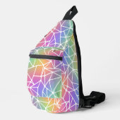 Prismennetz - Regenbogengewebe: Crossbody Bag (Rechte Ecke)