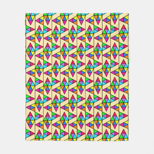 Prismenparade | fleecedecke (Vorderseite)