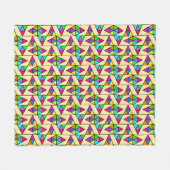 Prismenparade | fleecedecke (Vorderseite (Horizontal))