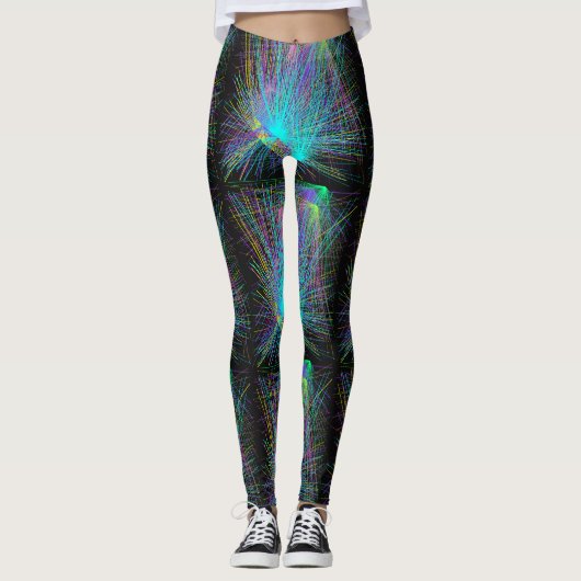 Prismenpuls Radiant Bloom Leggings (Vorderseite)