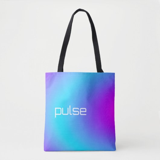 Prismenpuls - Vaporwave Gradient Vibe Tasche (Vorderseite)