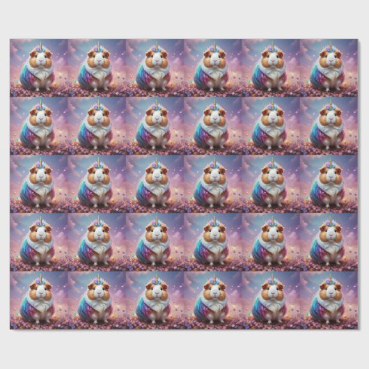 Prismenschwanz: Das Radiant Unicorn Guinea Pig, Geschenkpapier (Flach)