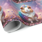Prismenschwanz: Das Radiant Unicorn Guinea Pig, Geschenkpapier (Rolleneckpunkt)