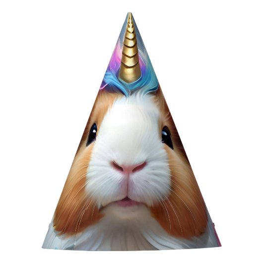 Prismenschwanz: Das Radiant Unicorn Guinea Pig, Partyhütchen (Vorderseite)