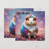 Prismenschwanz: Das Radiant Unicorn Guinea Pig, Save The Date (Vorne/Hinten)